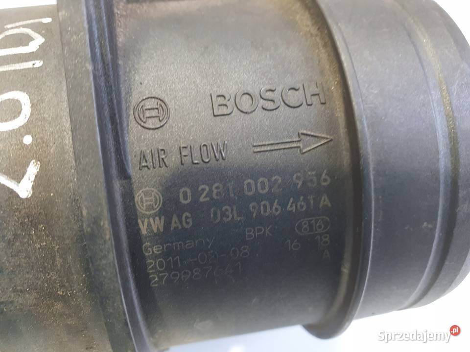 PRZEPŁYWOMIERZ VW Golf VI 20 TDI POWIETRZA Rudka