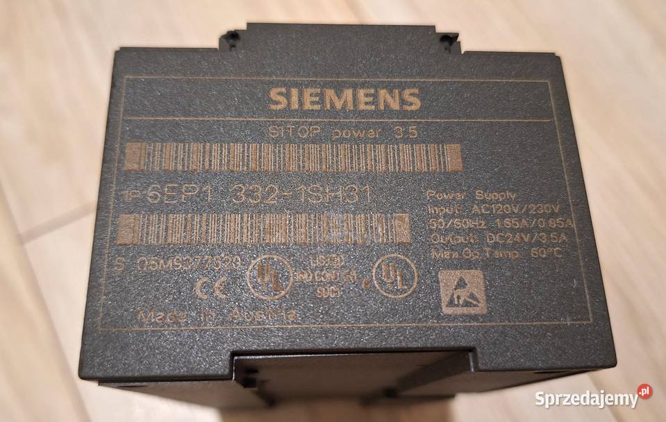 Zasilacz Siemens SITOP power 35 6EP13321SH31 wielkopolskie Września