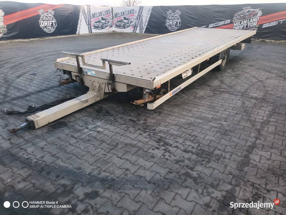 Przyczepa Trailer typ E20 Gniotpol 765x255 Rzędowice