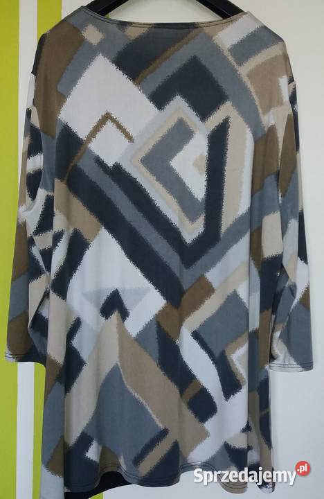 XXL52 Wygodna tunika z wstawką Gliwice