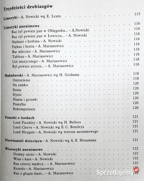 Księga nonsensu A Marianowicz A Nowicki Chełm
