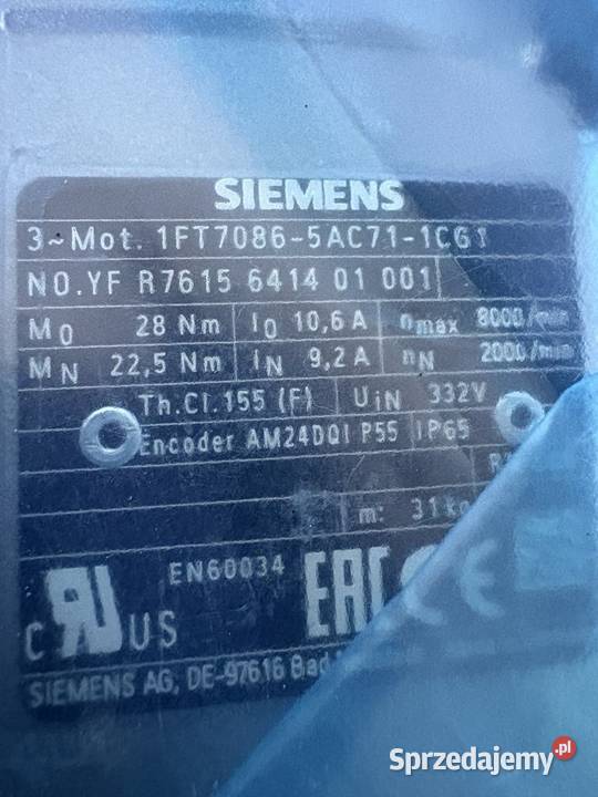Siemens 1FT70865AC711CG1 Servomotor Warszawa