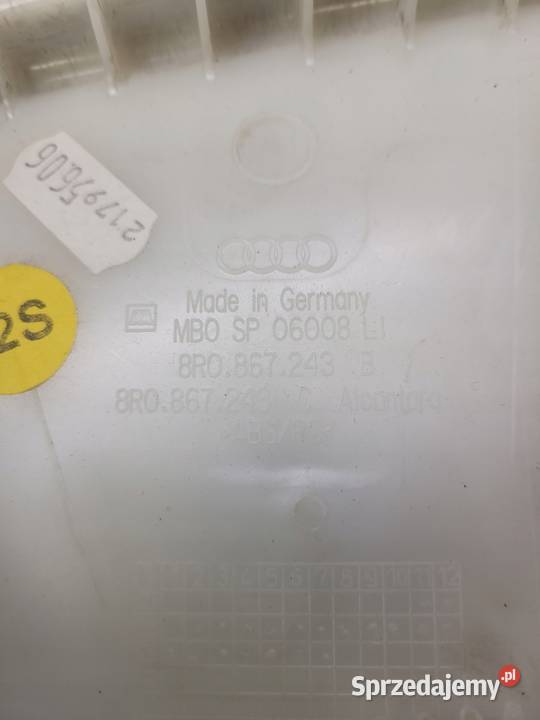 OSŁONA SŁUPKA B LEWA AUDI Q5 8R 8R0867243B śląskie Przystajń