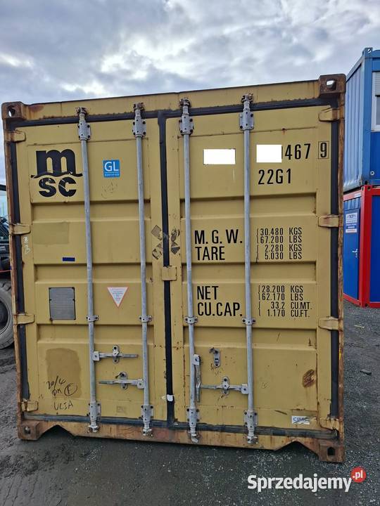 20DV kontener 6 metrowy magazynowy Gliwice