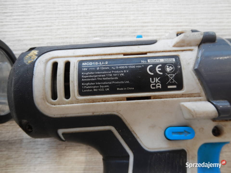Wkrętarka latarka MacAllister MCD18 ładowarka 2 Leżajsk