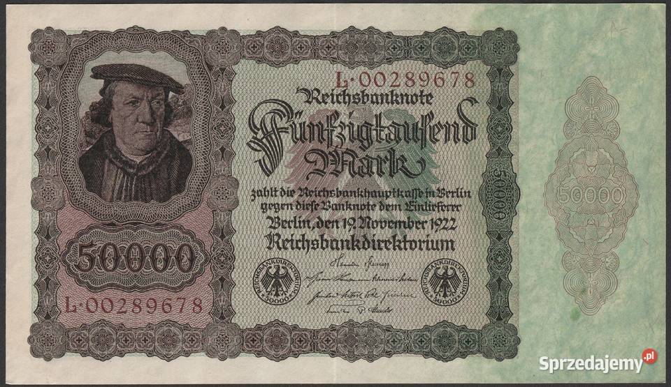 NIEMCY 50000 MAREK 1922 Łódź sprzedam