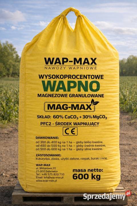 Wapno Magnezowe Granulowane MAG Lublin