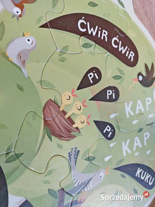 Pucio Co słychać układanka drzewo puzzle 6m+ małopolskie Kraków sprzedam