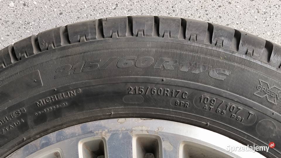 4x opony Michelin Agilis 21560R17 C 9 mm dot 19 Samochodowe mazowieckie Grodzisk Mazowiecki