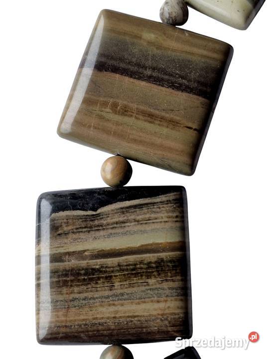 JASPIS OCEANICZNY WAVE NASZYJNIK MADAGASKAR Naszyjniki Częstochowa sprzedam