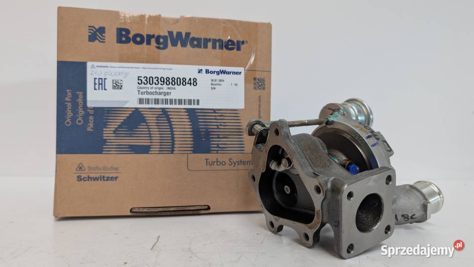 Nowa turbosprężarka BorgWarner KKK 53039700848 ciężarowe Siedlce