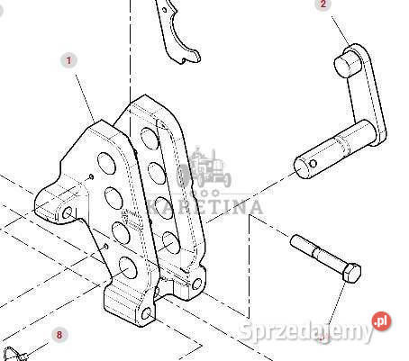 Fendt 930 933 936 942 GEN 7 Wspornik tylnego TUZ Jastrzębniki sprzedam