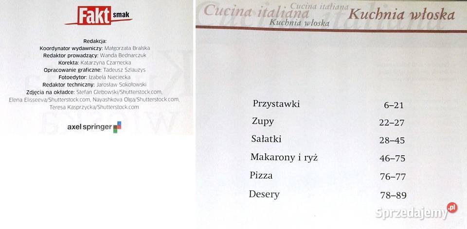 Kulinarne odkrycia Kuchnia włoska Chełm