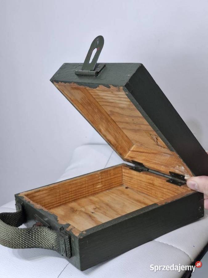 Wojskowa skrzynka drewniana lwp zsrr sygnowana małopolskie Kraków sprzedam