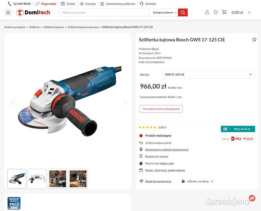 Flex Szlifierka Kątowa Profesjonalna Bosch Gws Szlifierki kątowe Inczew