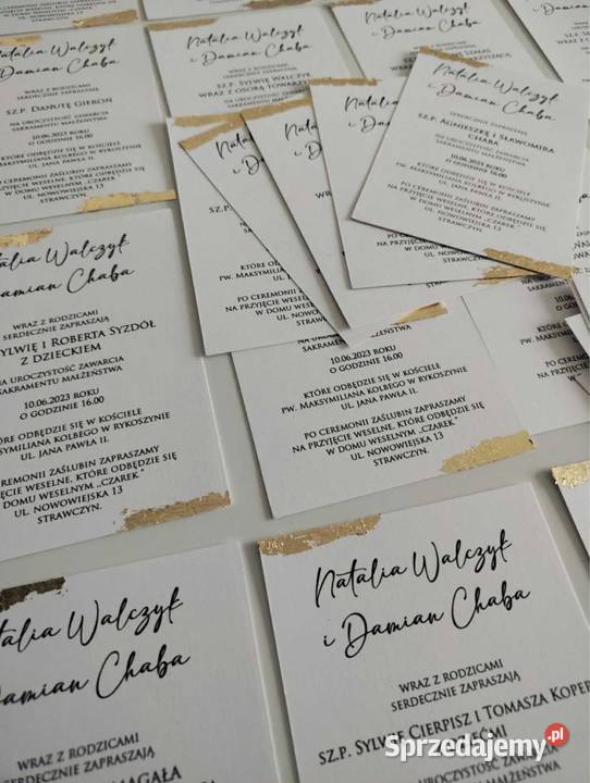 Zaproszenia ślubne na chrzest komunie roczek Kielce