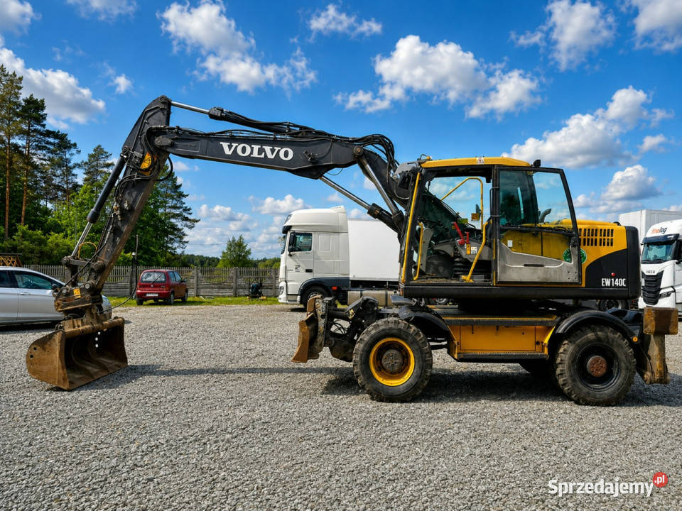 kołowa Volvo EW140C Pług Podpory 2011 Produkcji Daleszyce