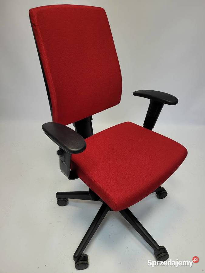 Fotel biurowy krzesło Profim Raya 21S czerwone Poznań sprzedam