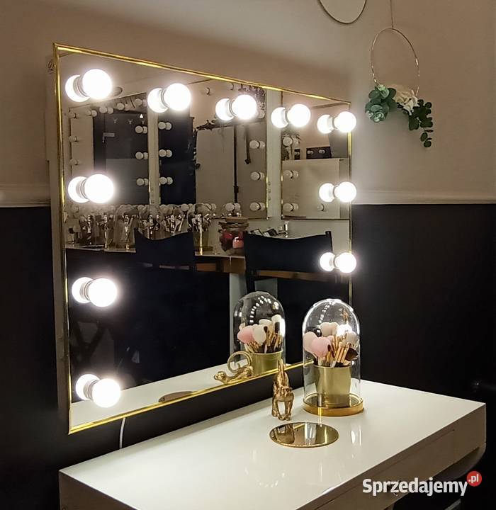 Lustro BEAUTY Tafla Złota ramka 9070 Nowy Targ