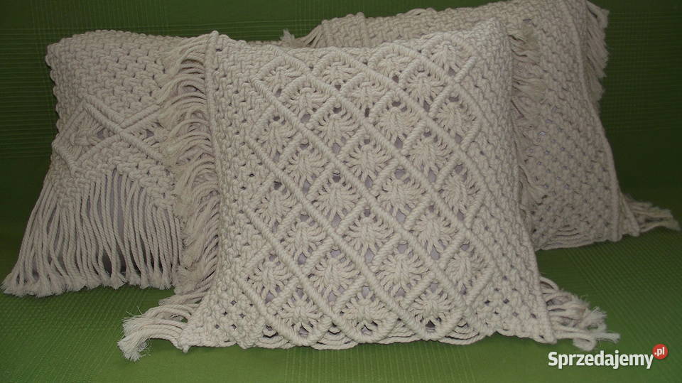 Poszewka makrama