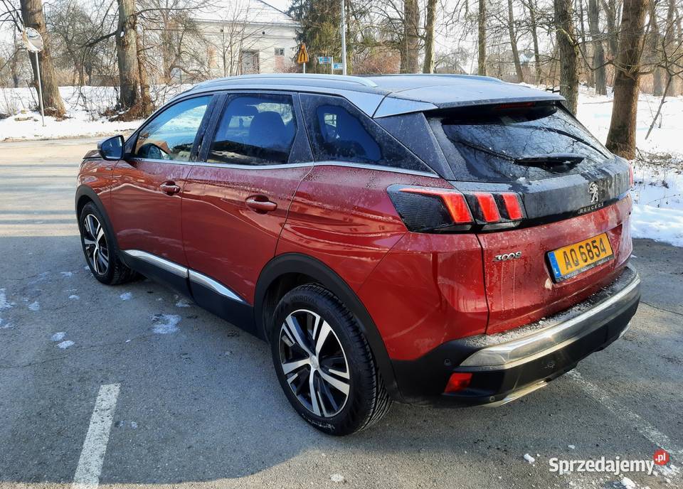 Peugeot 3008 16 THP180 GTLine EAT8 Navi 93tkm przyciemniane szyby Jaśkowice