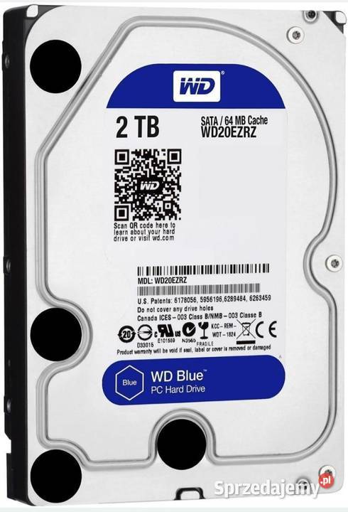 Dysk WD BLUE 2TB SATA 35 cala lubelskie Tomaszów Lubelski
