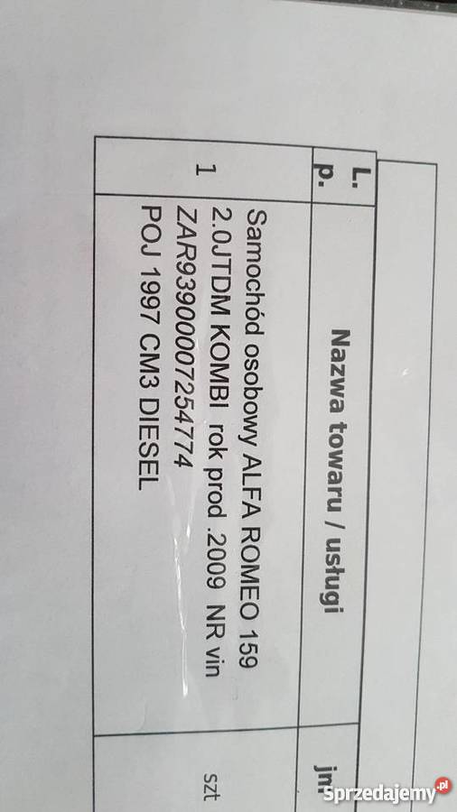 Alfa Romeo 159 kombi z gwarancją na silnik Warszawa