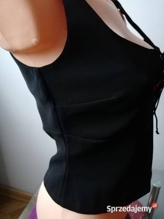 DAMSKI CZARNY TOP EVIE CLOTHING RUK 10 EUR 38M łódzkie Łódź