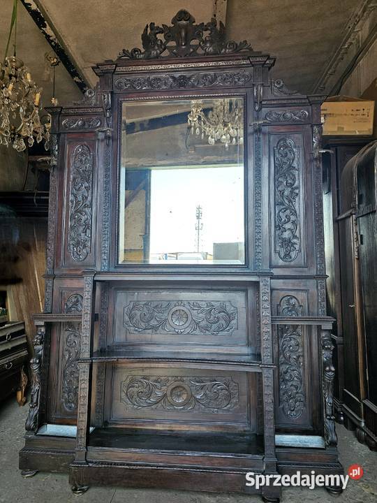 Piękna garderoba wieszak włoski neorenesans Meble