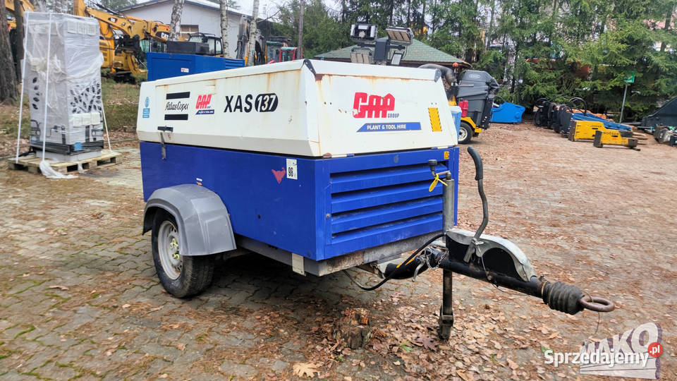 Kompresor śrubowy mobilny sprężarka Atlas Copco Ostrowiec Świętokrzyski