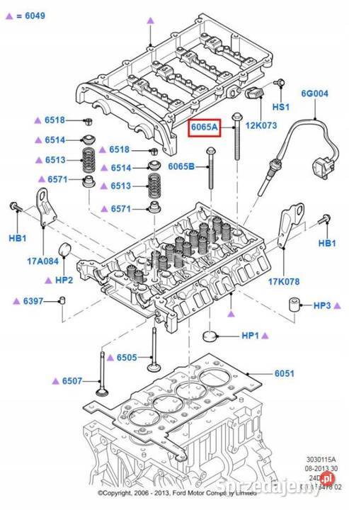 ŚRUBY GŁOWICY CYLINDRÓW FORD TRANSIT MONDEO sprzedam
