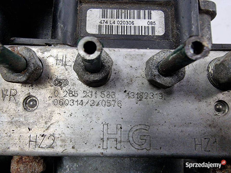 POMPA ABS HAMULCOWA OPEL CORSA C 0265234583 osobowe Lipno