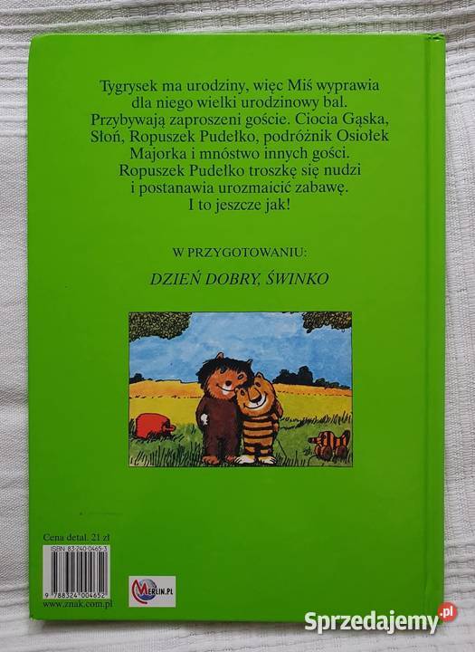Janosch Wielki Bal Tygryska Książka Książki dla dzieci Warszawa sprzedam
