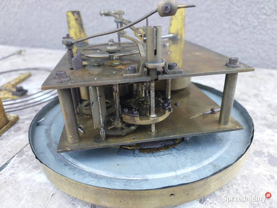 135 Zestaw mechanizm zegara Lucca pełna płyta Tczew