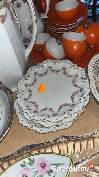 Talerzyk paterka MZ Austria z dwugłowym orłem z Porcelana i szkło Gdańsk