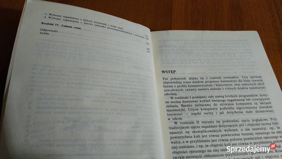 Matematyka IV 4 podręcznik liceum Walat pomorskie Gdańsk
