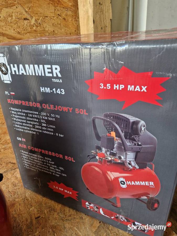 Kompresor olejowy Hammer Tools HM143 Głogowa
