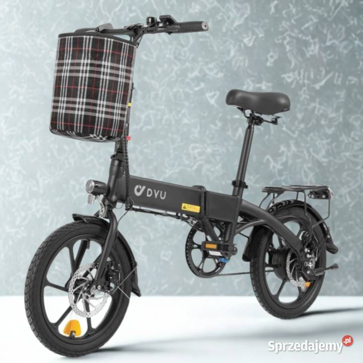 NOWY Rower Elektryczny Składany DYU A1F PRO 250W Warszawa
