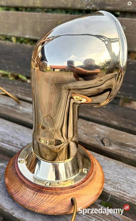 Lampa okrętowa statkowa mosiężna