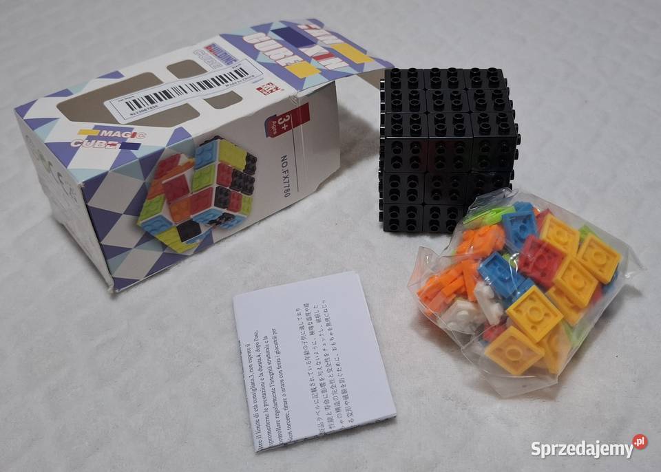 3x3x3 układanka kostka Rubika logiczna z klocków śląskie Czeladź sprzedam