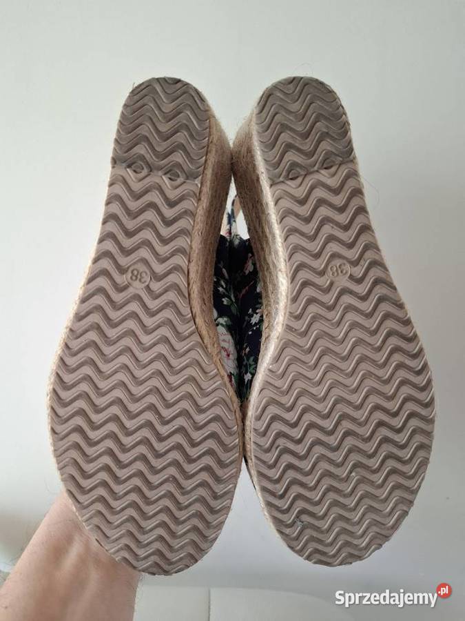 TR 38 sandały damskie koturny kolorowy Kraków