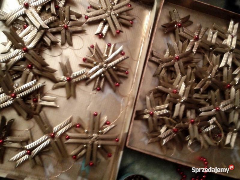 Ozdoby świąteczne z makaronu Sarnów