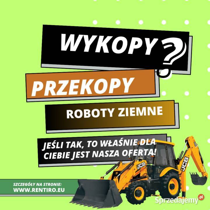Wykopy roboty ziemne niwelacja terenu Warszawa i usługi budowlane