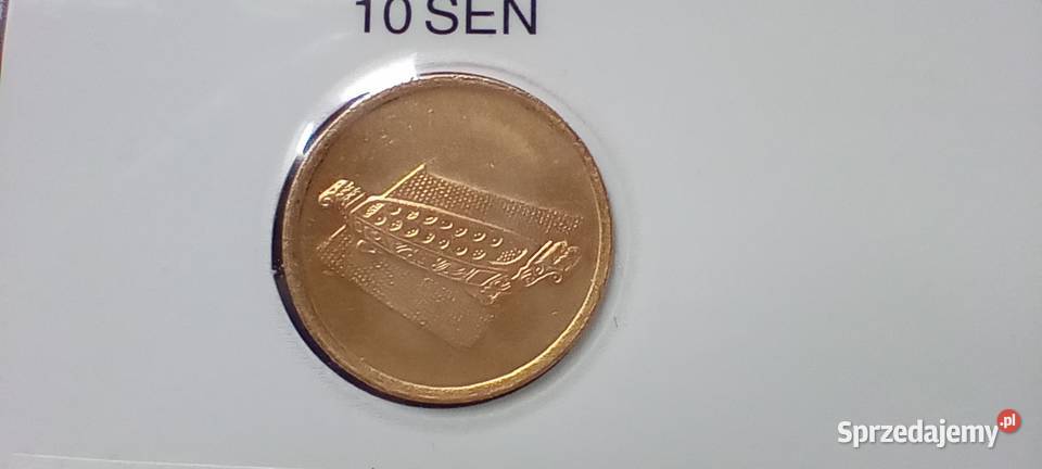 Stare monety Set 1995 1996 Malezja kolor złota Lesko