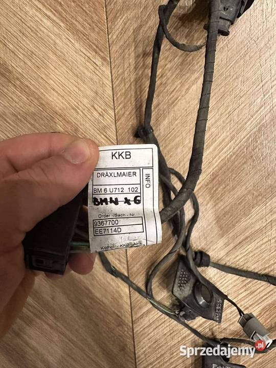 Wiązka PDC czujniki parkowania BMW X6 osobowe Pozostałe Łódź