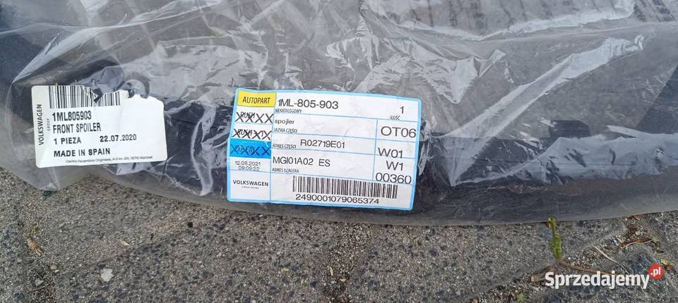 Dokładka zderzaka nowa Leon Cupra 1m ori kujawsko-pomorskie Bydgoszcz