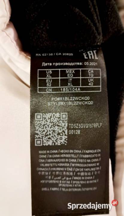 Kurtka Nowa GUESS Męska Zimowa PuchowaRozmiar XL Wrocław sprzedam