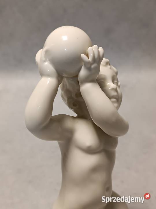 Schaubach Kunst Putto z piłką Putti z kulą Gdańsk