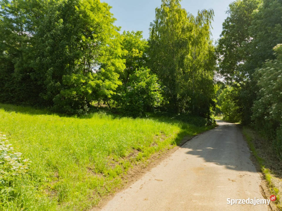 Działka Krakowa spokój zieleń wiejski klimat małopolskie Siedliska
