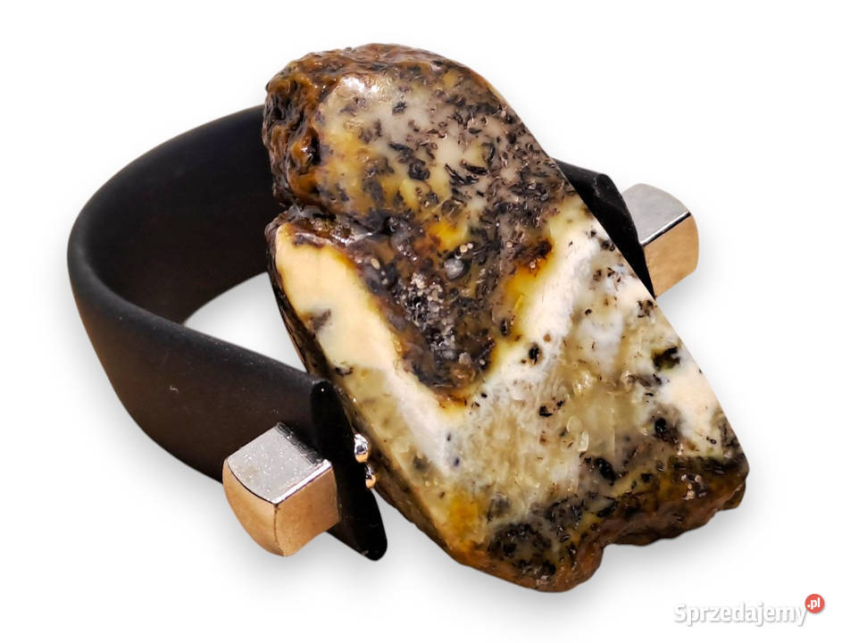 Pierścionek z bursztynu BURSZTYN polerowany Warszawa sprzedam